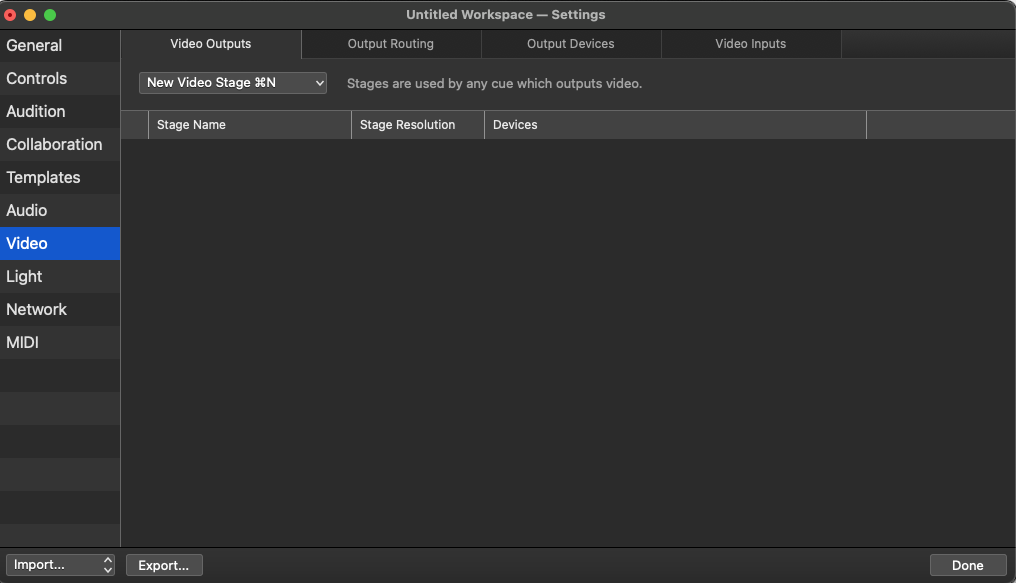 Delete default stages