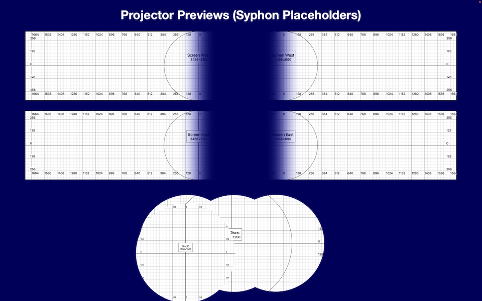 Projector preview output