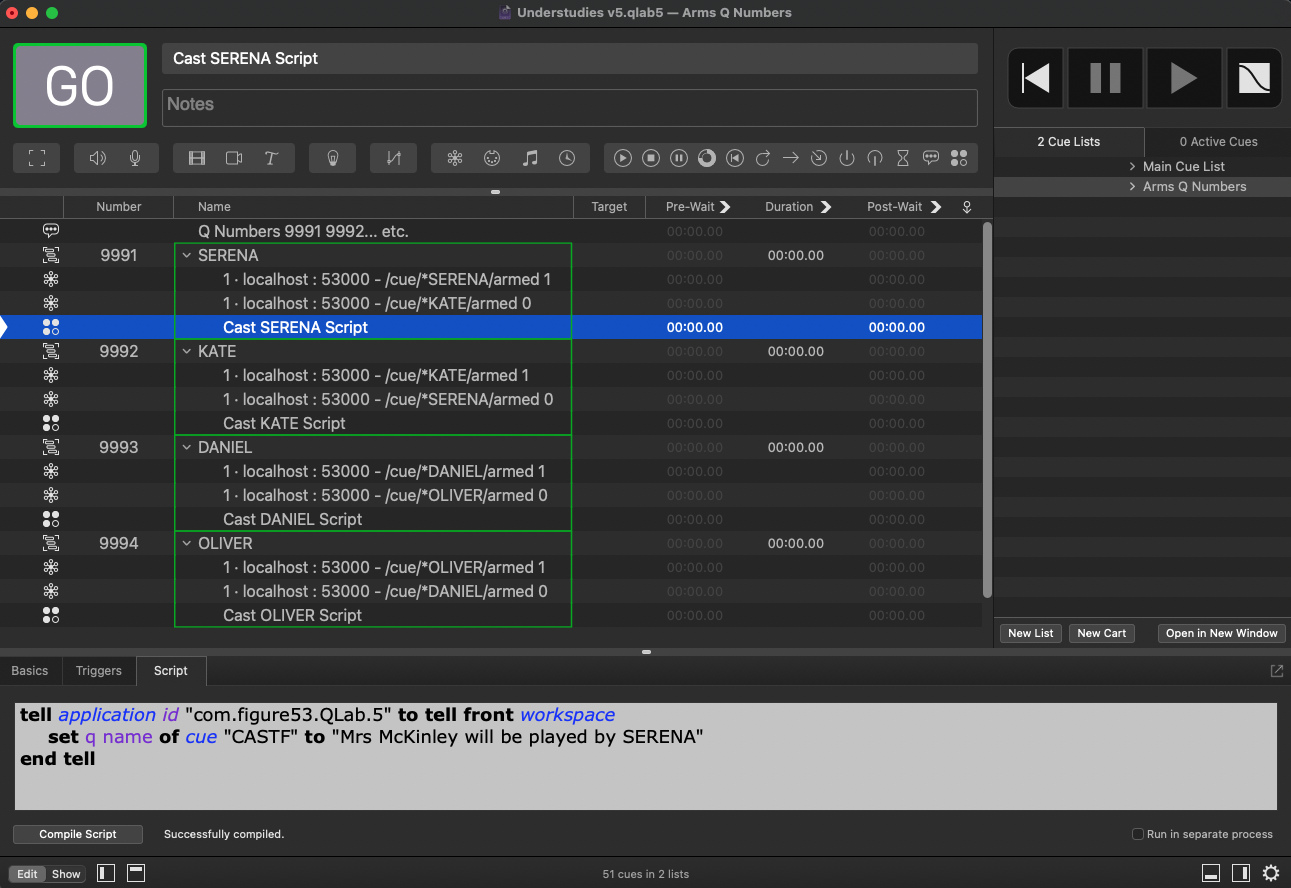 Groups of Network cues
