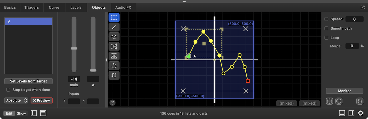 2D Path multiple selection