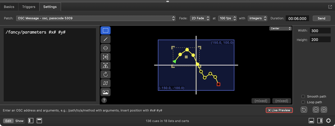 2D Path multiple selection