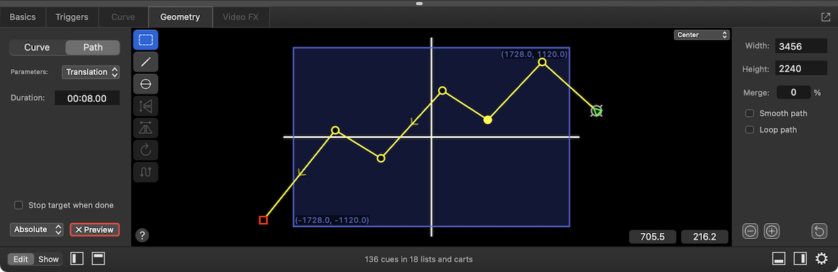 2D Path single selection