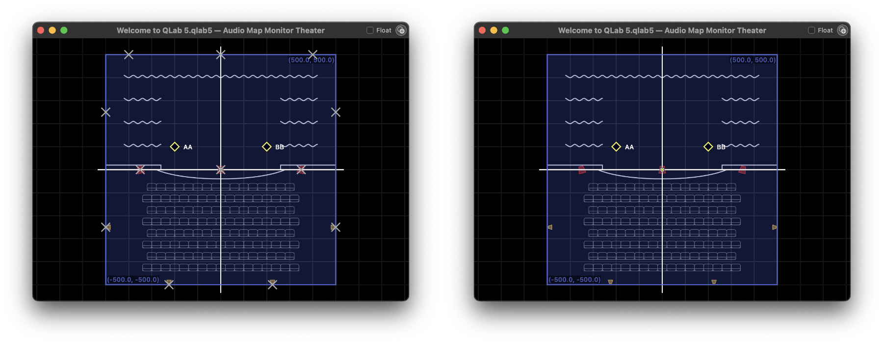 Marks showing or not