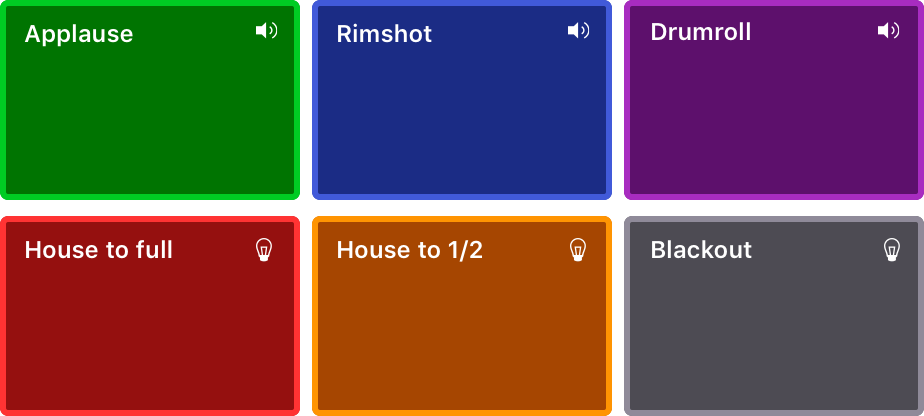 QLab Remote handheld cart